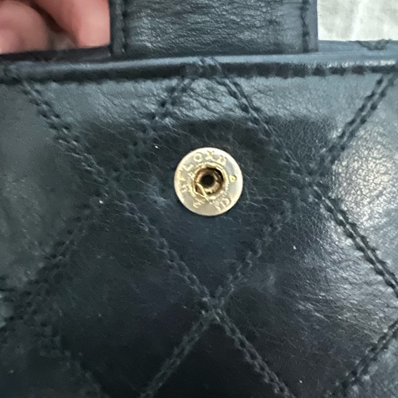 Chanel Black Quilted Lambskin Leather French Purse Wallet - Picture 3 of 16